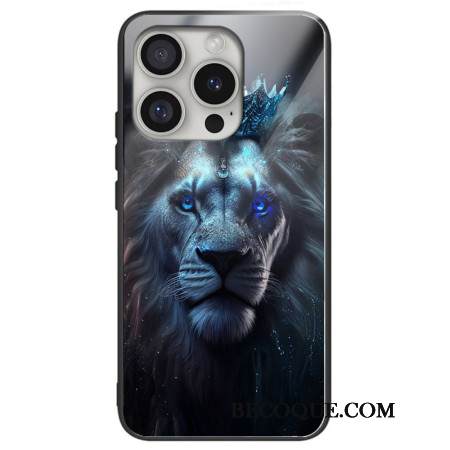 Kuori iPhone 16 Pro Max Sininen Leijona Karkaistu Lasi Kuori iPhone 16 Pro Max Sininen Leijona Karkaistu Lasi