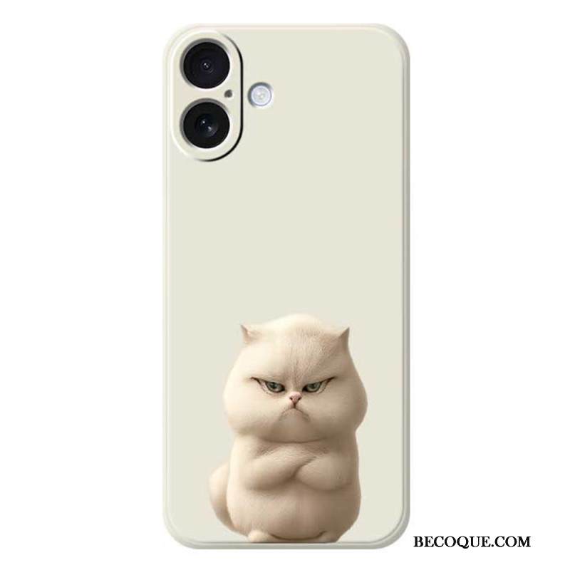 Kuori iPhone 17 Nestemäinen Silikoni Angry Cat
