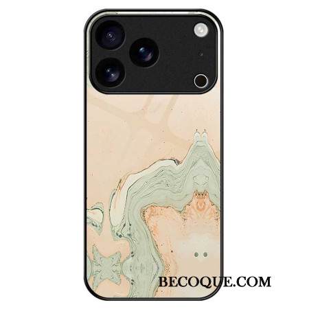 Kuori iPhone 17 Pro Max Karkaistusta Lasista Maalattu Kuvio