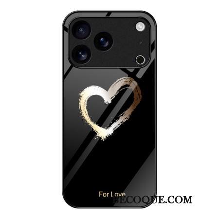 Kuori iPhone 17 Pro Max Musta Rakkaus Suojakuori