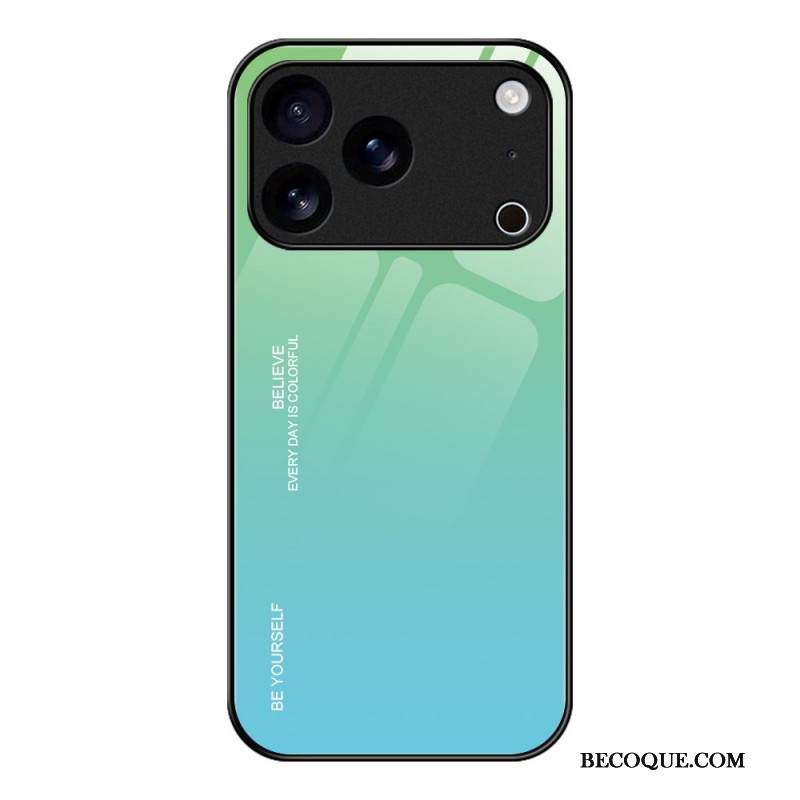 Kuori iPhone 17 Pro Ole Oma Itsesi Karkaistu Lasi