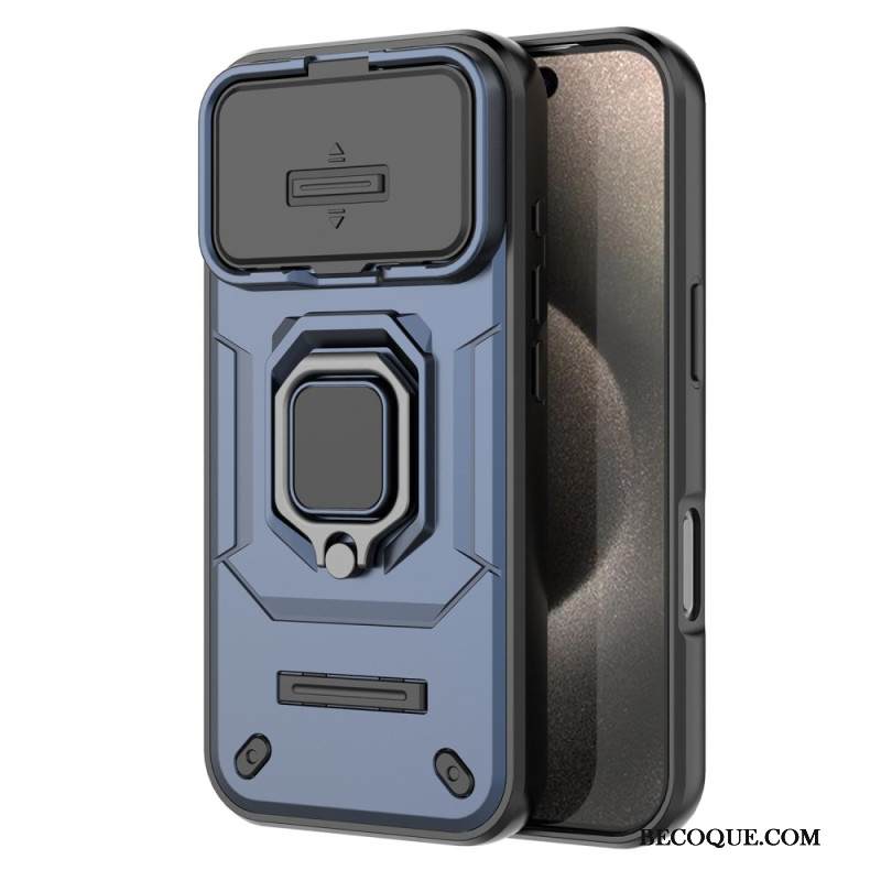 Kuori iPhone 17 Pro Sormuskotelo Linssinsuojalla Suojakuori