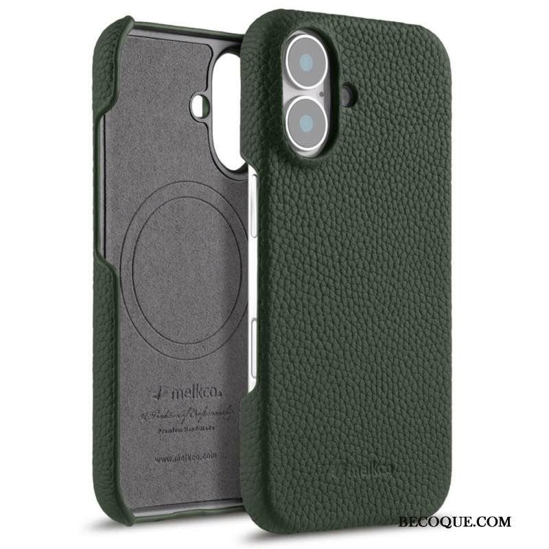 Kuori iPhone 17 Yhteensopiva Magsafe Leather And Microfiber -kotelon Kanssa