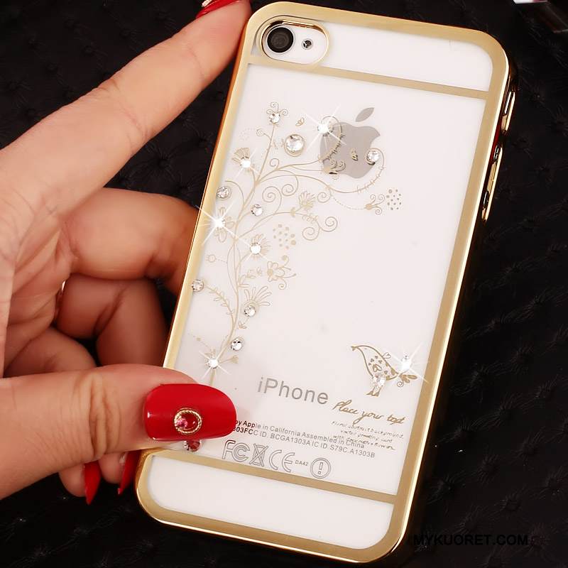 Kuori iPhone 4/4s Sarjakuva Puhelimen Kuoret Kova, Kotelo iPhone 4/4s Suojaus Kulta