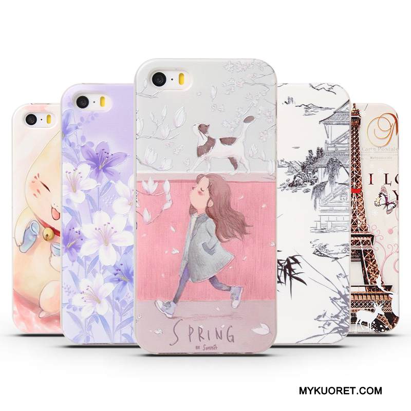 Kuori iPhone 5/5s Luova Uusi Jauhe, Kotelo iPhone 5/5s Suojaus Puhelimen Kuoret Viileä