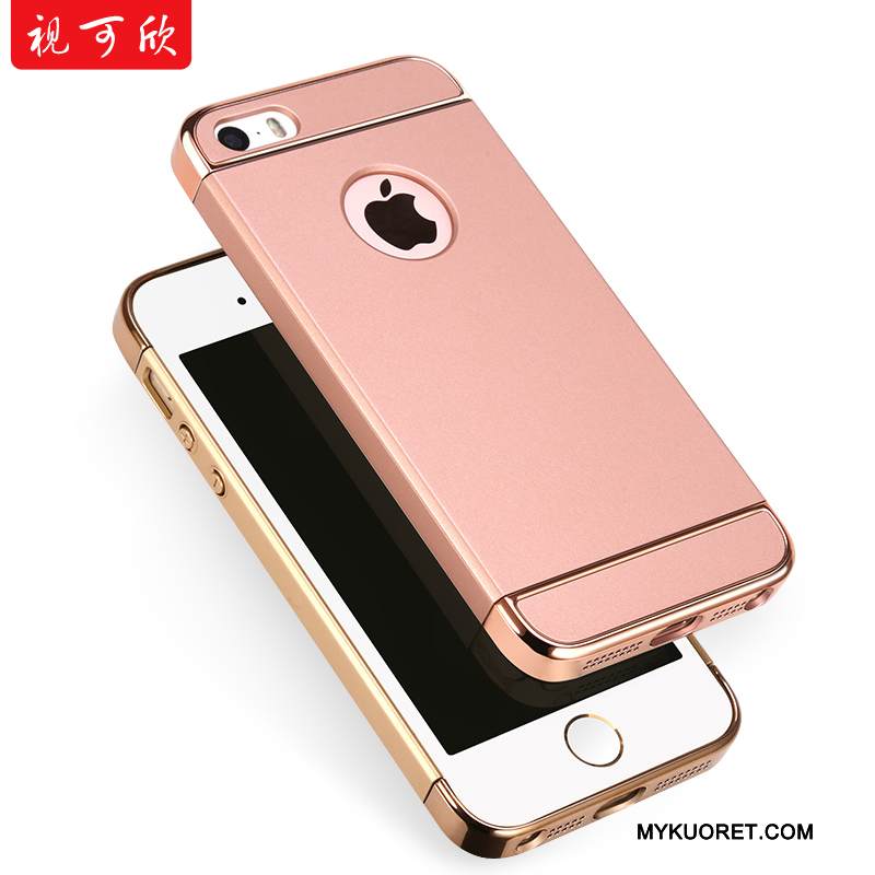 Kuori iPhone 5/5s Suojaus Rengas Pesty Suede, Kotelo iPhone 5/5s Kova Jauhe
