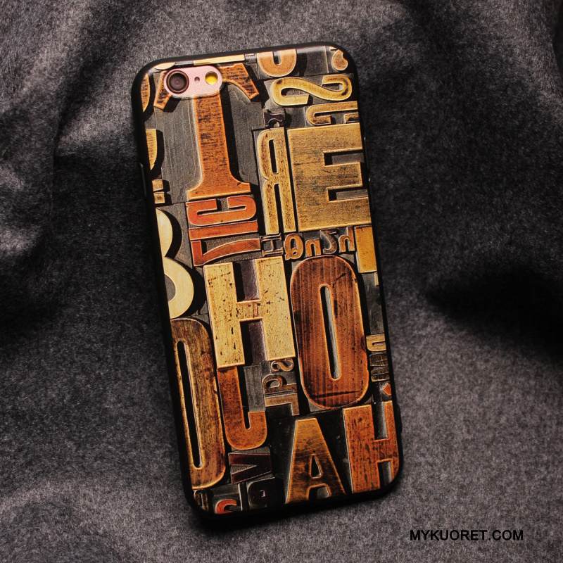 Kuori iPhone 6/6s Laukut Pesty Suede Persoonallisuus, Kotelo iPhone 6/6s Suojaus Puhelimen Kuoret Tide-brändi