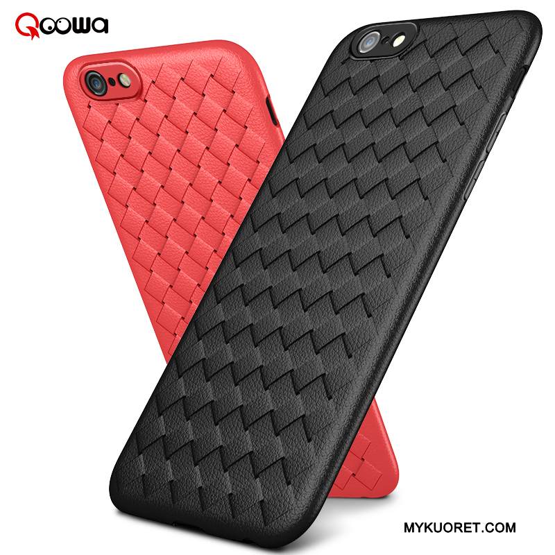 Kuori iPhone 6/6s Pehmeä Neste Persoonallisuus Puhelimen Kuoret, Kotelo iPhone 6/6s Laukut Punainen Musta