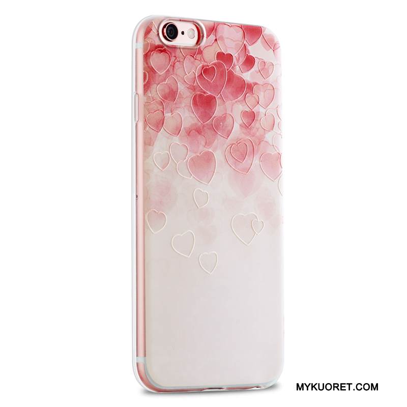 Kuori iPhone 6/6s Pehmeä Neste Puhelimen Kuoret Punainen, Kotelo iPhone 6/6s Silikoni Kustannukset Pieni