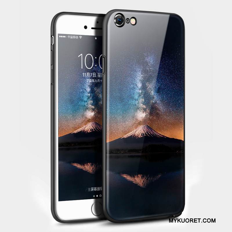 Kuori iPhone 6/6s Plus Luova Tide-brändi Musta, Kotelo iPhone 6/6s Plus Laukut Puhelimen Kuoret Lasi