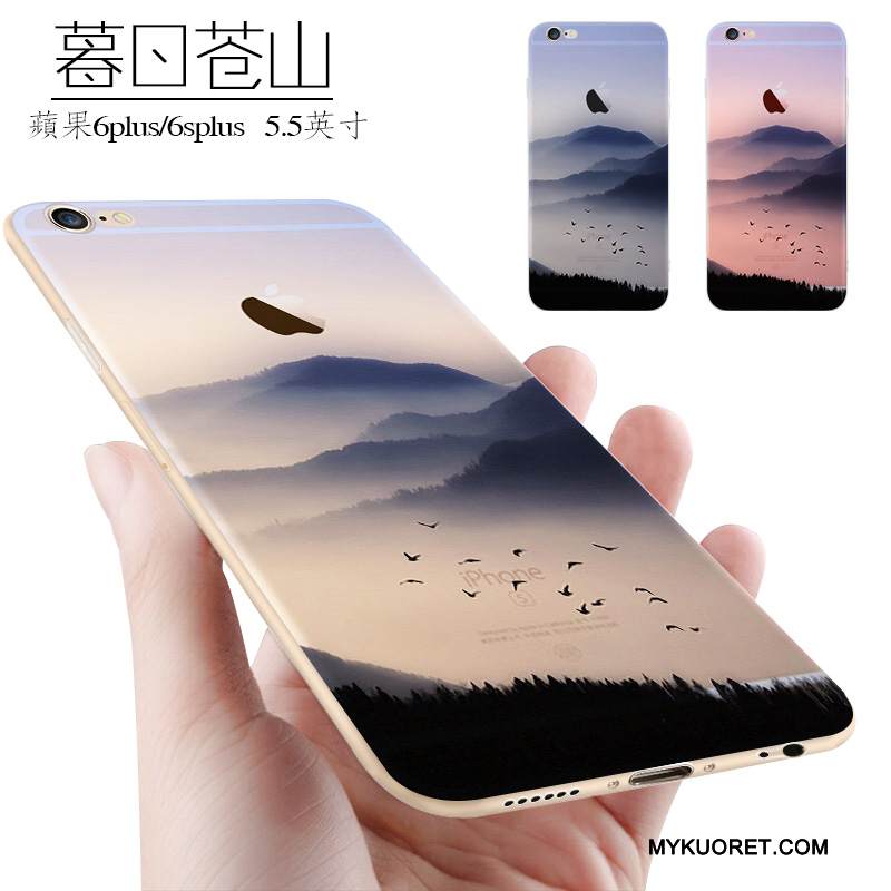 Kuori iPhone 6/6s Plus Monivärinen Uusi Puhelimen Kuoret, Kotelo iPhone 6/6s Plus Silikoni Persoonallisuus Trendi