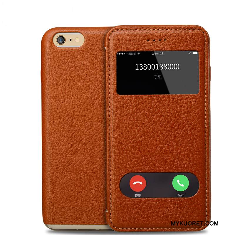 Kuori iPhone 6/6s Plus Nahka Lehmä Puhelimen Kuoret, Kotelo iPhone 6/6s Plus Kuoret