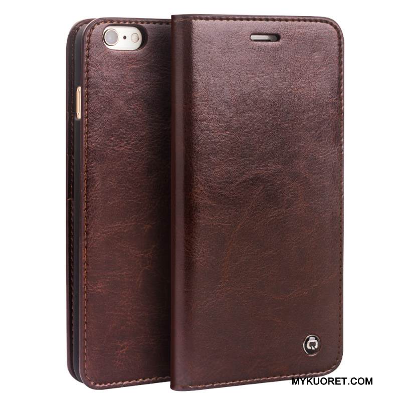 Kuori iPhone 6/6s Plus Nahka Puhelimen Kuoret, Kotelo iPhone 6/6s Plus Kuoret