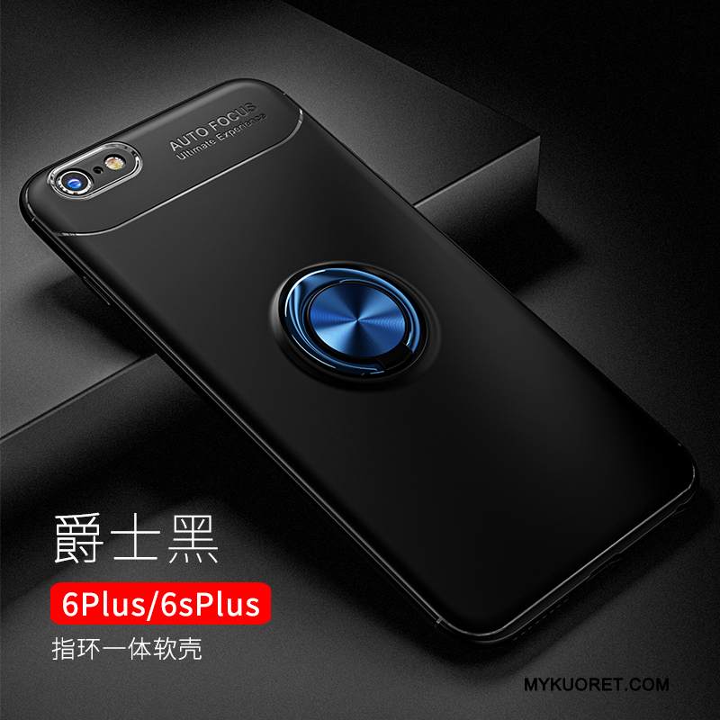 Kuori iPhone 6/6s Plus Tuki Puhelimen Kuoret Murtumaton, Kotelo iPhone 6/6s Plus Laukut Musta