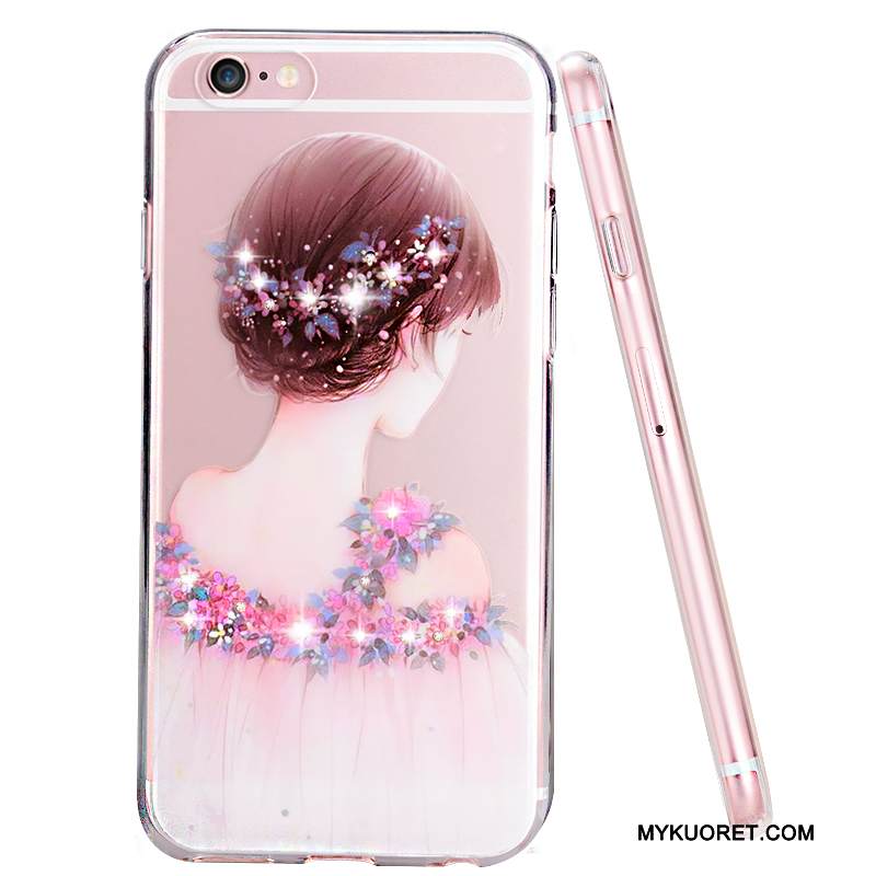 Kuori iPhone 6/6s Plus Ylellisyys Puhelimen Kuoret Trendi, Kotelo iPhone 6/6s Plus Rhinestone Inlay Jauhe