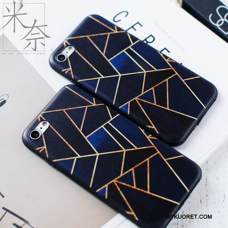 Kuori iPhone 6/6s Silikoni Musta Puhelimen Kuoret, Kotelo iPhone 6/6s Tide-brändi