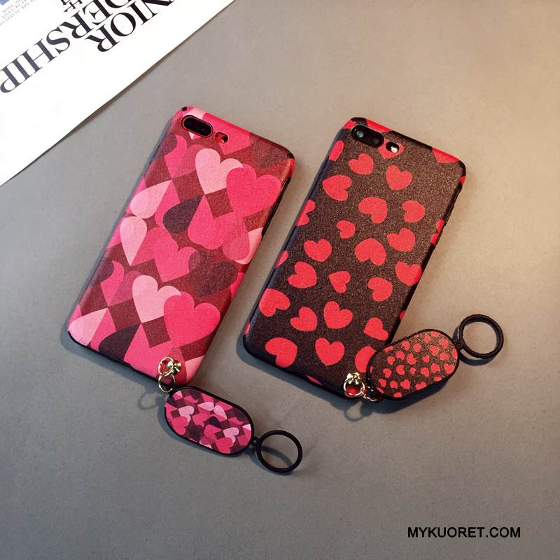 Kuori iPhone 6/6s Silkki Puhelimen Kuoret Murtumaton, Kotelo iPhone 6/6s Trendi Punainen