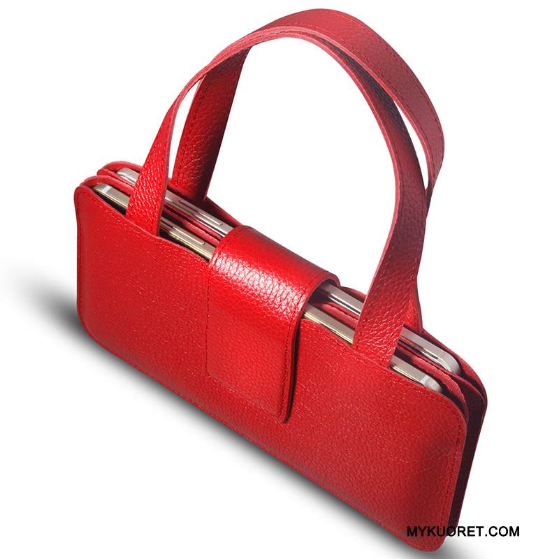 Kuori iPhone 7 Laukut Punainen Viileä, Kotelo iPhone 7 Nahka