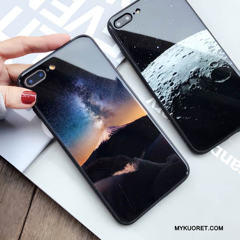 Kuori iPhone 7 Monivärinen Trendi Lasi, Kotelo iPhone 7 Laukut Murtumaton Peili