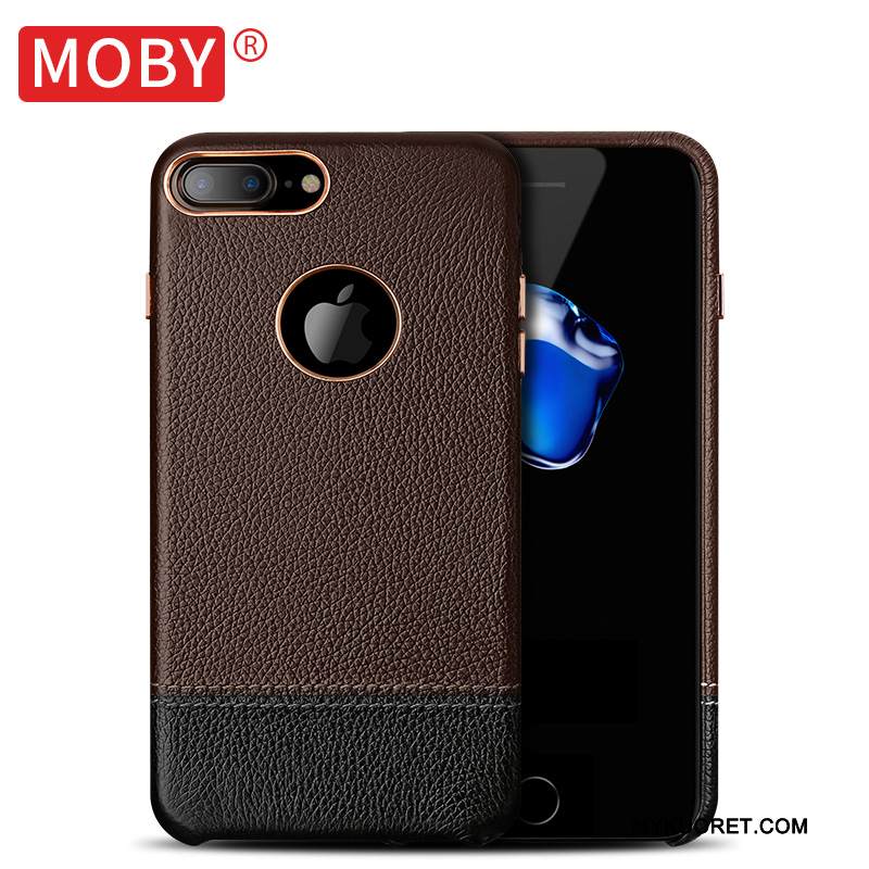 Kuori iPhone 7 Nahka Murtumaton Puhelimen Kuoret, Kotelo iPhone 7 Suojaus Liitos Liiketoiminta