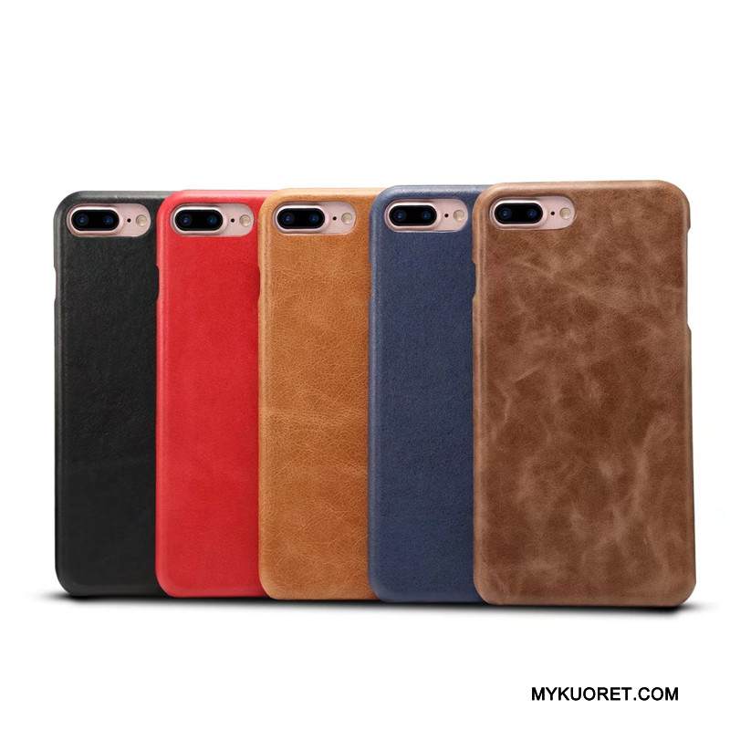 Kuori iPhone 7 Nahka Puhelimen Kuoret Liiketoiminta, Kotelo iPhone 7 Suojaus Murtumaton