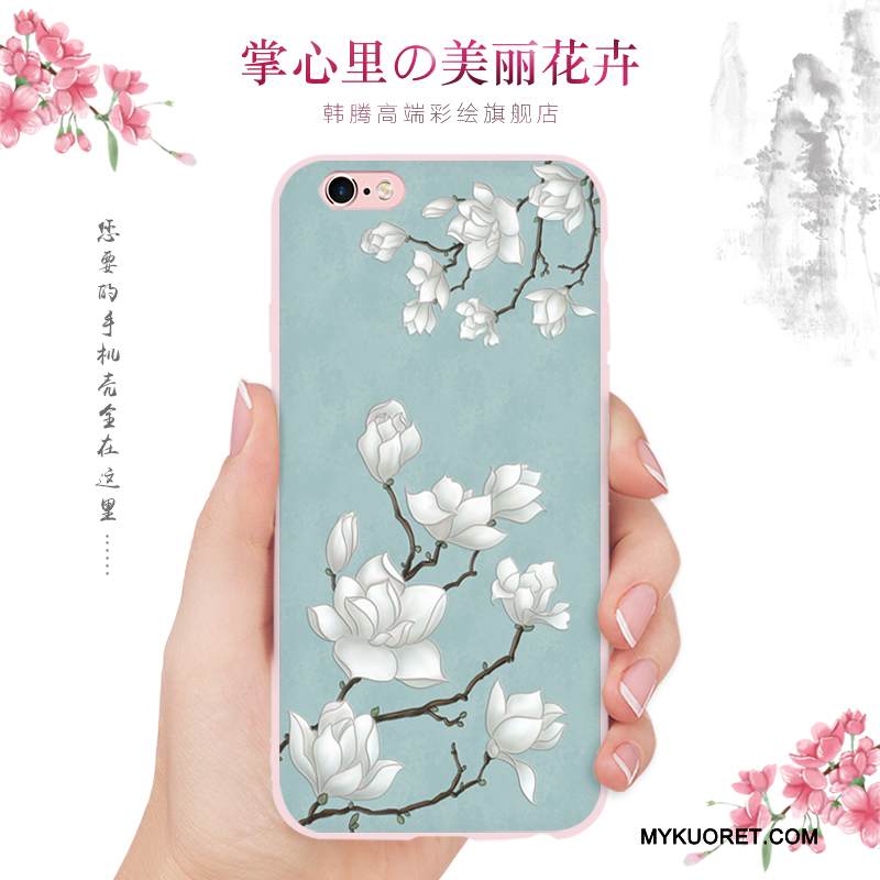 Kuori iPhone 7 Pehmeä Neste Ohut Vihreä, Kotelo iPhone 7 Silikoni Murtumaton Puhelimen Kuoret