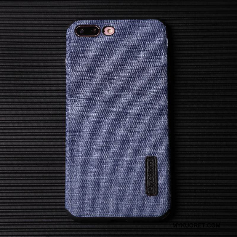Kuori iPhone 7 Plus Laukut Murtumaton Sininen, Kotelo iPhone 7 Plus Luova Persoonallisuus Pesty Suede