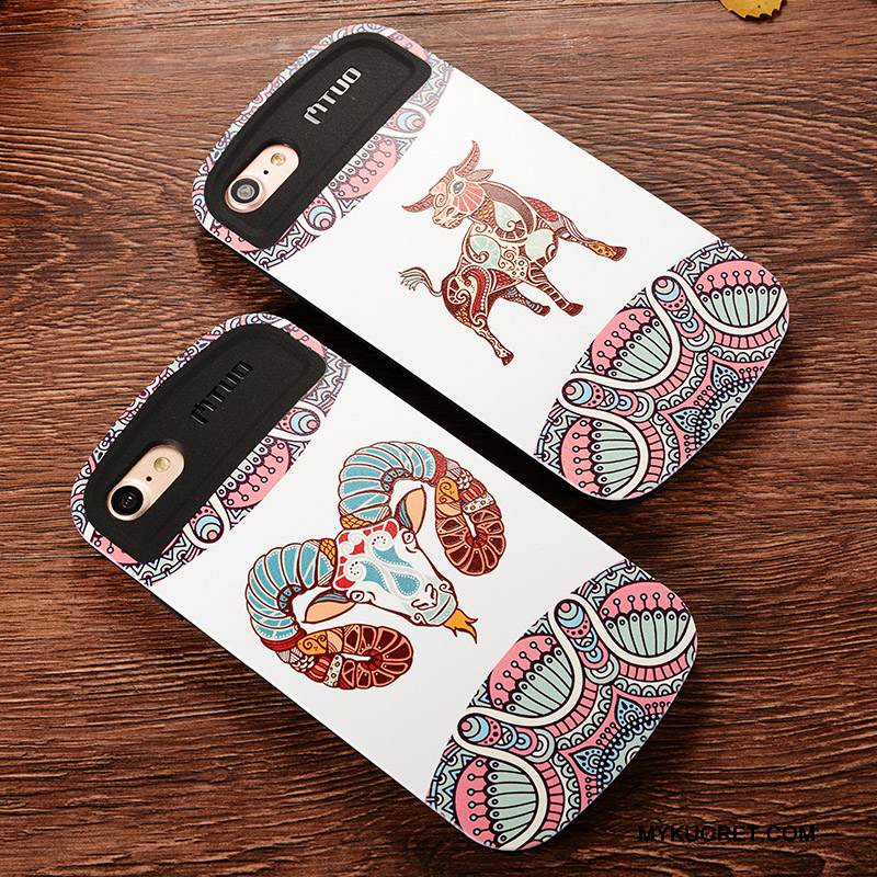 Kuori iPhone 7 Plus Monivärinen Tuuli Puhelimen Kuoret, Kotelo iPhone 7 Plus Silikoni Tähdistö Eurooppa