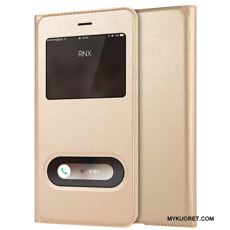 Kuori iPhone 7 Plus Nahka Puhelimen Kuoret Kulta, Kotelo iPhone 7 Plus Kuoret