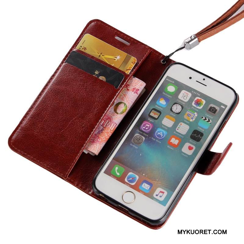 Kuori iPhone 8 Kuoret Murtumaton Puhelimen Kuoret, Kotelo iPhone 8 Nahka