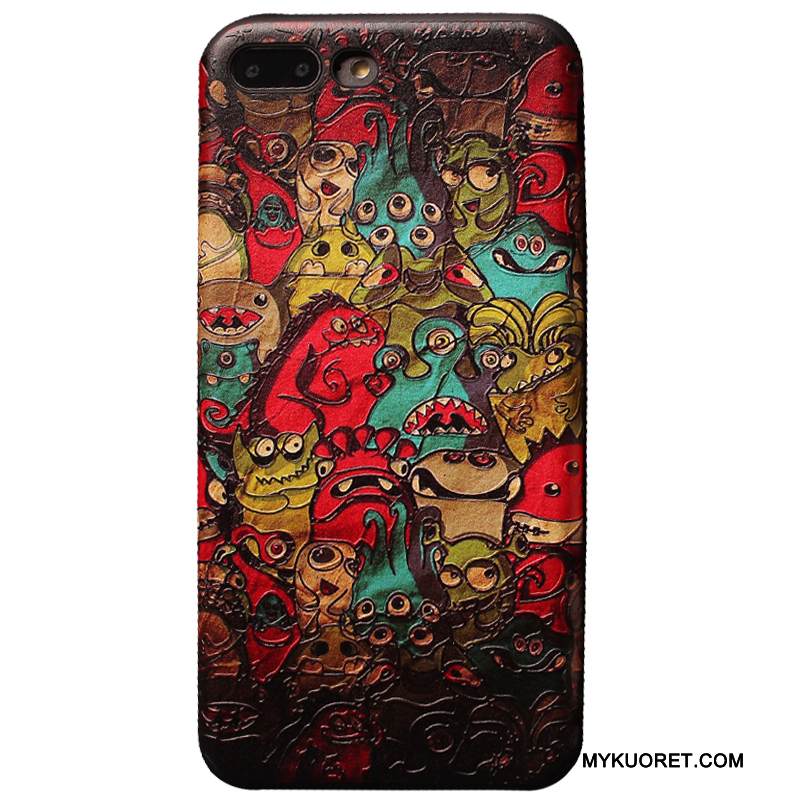 Kuori iPhone 8 Laukut Persoonallisuus Murtumaton, Kotelo iPhone 8 Luova Tide-brändi Puhelimen Kuoret