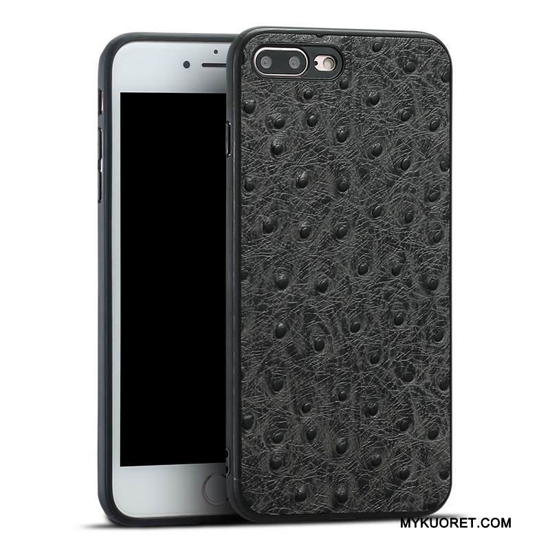 Kuori iPhone 8 Laukut Persoonallisuus Trendi, Kotelo iPhone 8 Ylellisyys Murtumaton Musta