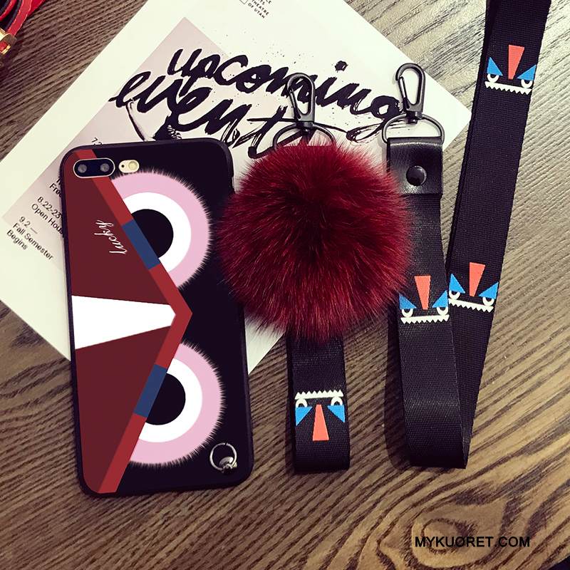 Kuori iPhone 8 Laukut Puhelimen Kuoret Ripustettavat Koristeet, Kotelo iPhone 8 Pehmeä Neste Murtumaton Uhkea