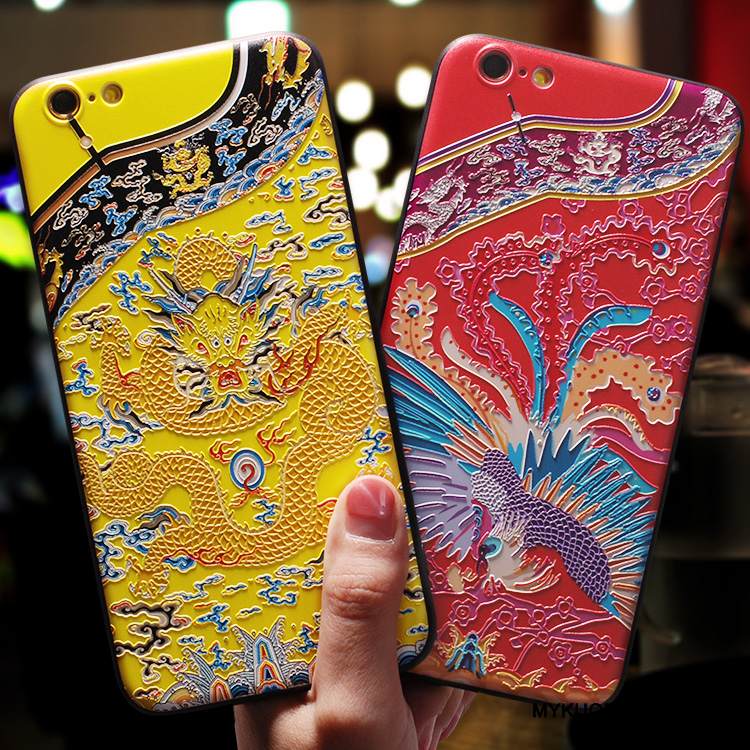 Kuori iPhone 8 Laukut Ripustettavat Koristeet Puhelimen Kuoret, Kotelo iPhone 8 Silikoni Rakastunut Keltainen