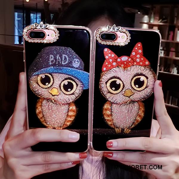 Kuori iPhone 8 Monivärinen Tide-brändi Murtumaton, Kotelo iPhone 8 Silikoni Ripustettavat Koristeet Puhelimen Kuoret