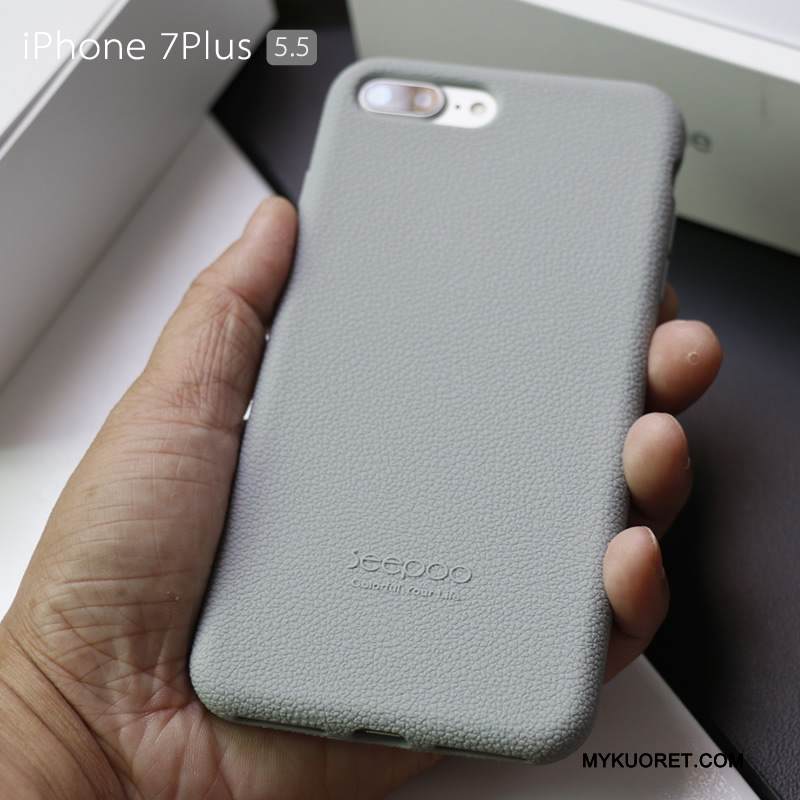 Kuori iPhone 8 Pehmeä Neste Murtumaton Puhelimen Kuoret, Kotelo iPhone 8 Silikoni Harmaa