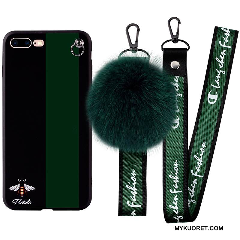 Kuori iPhone 8 Plus Laukut Persoonallisuus Puhelimen Kuoret, Kotelo iPhone 8 Plus Ylellisyys Pompon Yksinkertainen