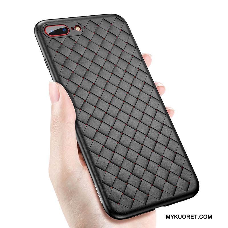 Kuori iPhone 8 Plus Laukut Ultra Uusi, Kotelo iPhone 8 Plus Pehmeä Neste Musta Ohut