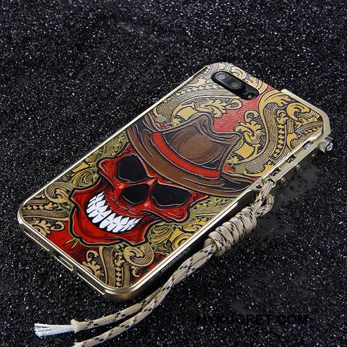 Kuori iPhone 8 Plus Monivärinen Puhelimen Kuoret Kehys, Kotelo iPhone 8 Plus Metalli Murtumaton Koneet