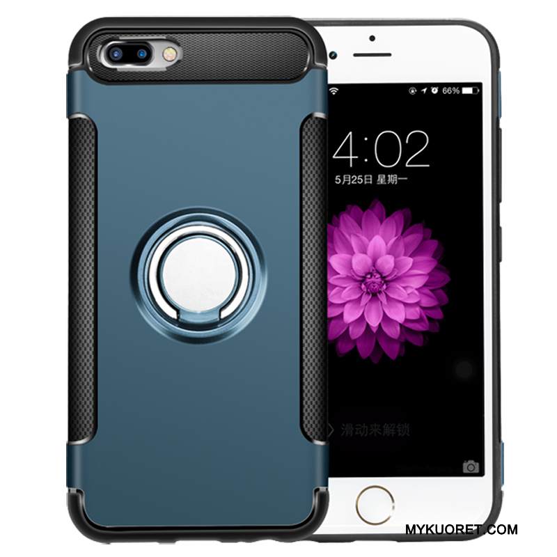 Kuori iPhone 8 Tuki Murtumaton Tide-brändi, Kotelo iPhone 8 Laukut Rengas Puhelimen Kuoret