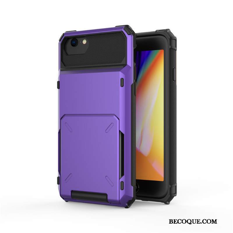 Kuori iPhone Se 2020 Suojaus Violetti Uusi, Kotelo iPhone Se 2020 Kuoret Kortti Puhelimen Kuoret