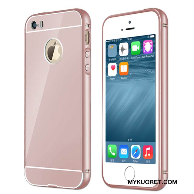 Kuori iPhone Se Metalli Jauhe Kehys, Kotelo iPhone Se Puhelimen Kuoret