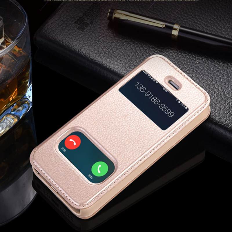 Kuori iPhone Se Nahka Kulta Puhelimen Kuoret, Kotelo iPhone Se Suojaus