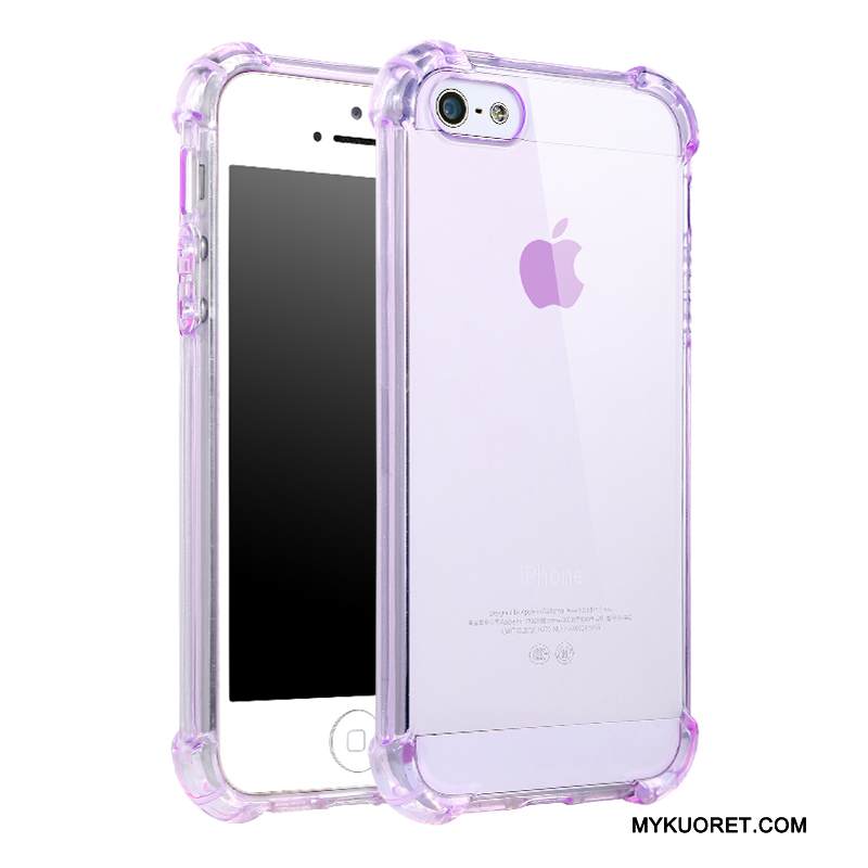 Kuori iPhone Se Pehmeä Neste Murtumaton Uusi, Kotelo iPhone Se Silikoni Violetti Puhelimen Kuoret