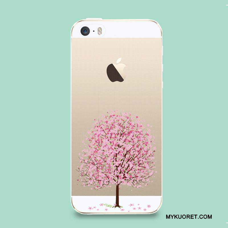 Kuori iPhone Se Silikoni Jauhe Puhelimen Kuoret, Kotelo iPhone Se Pehmeä Neste Pu