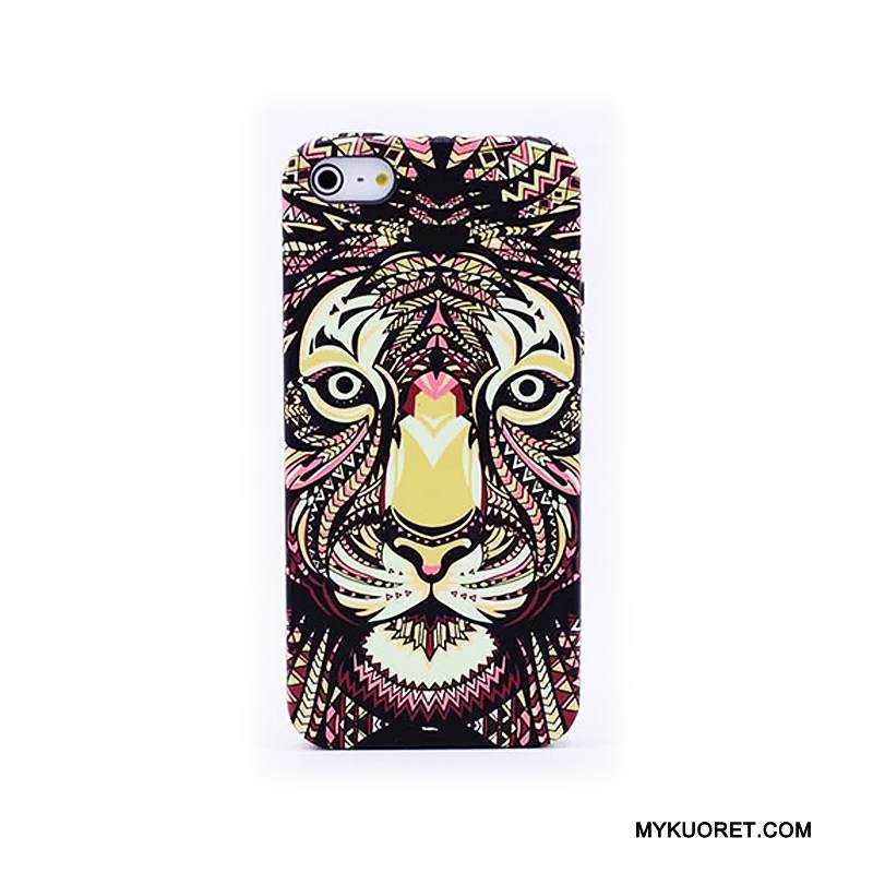 Kuori iPhone Se Suojaus Eläin Pesty Suede, Kotelo iPhone Se Pehmeä Neste Keltainen Puhelimen Kuoret