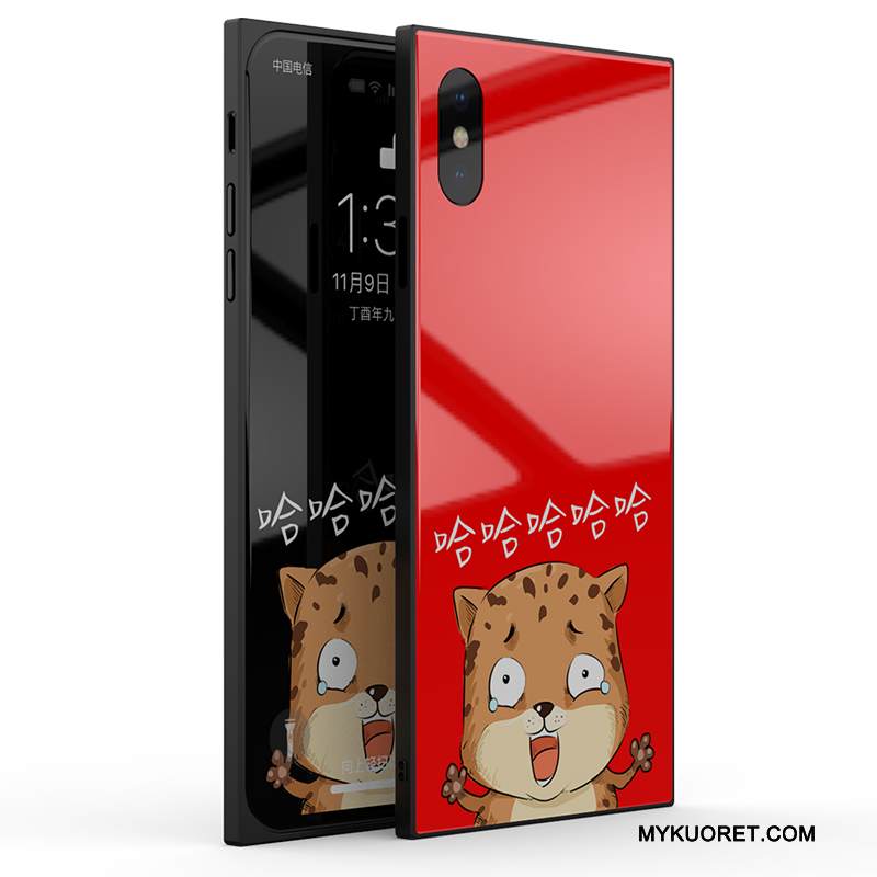 Kuori iPhone X Laukut L Punainen, Kotelo iPhone X Luova Trendi Uusi