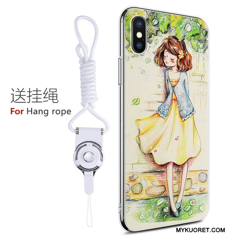 Kuori iPhone X Pehmeä Neste Vihreä Murtumaton, Kotelo iPhone X Luova Uusi Puhelimen Kuoret