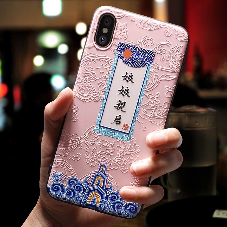 Kuori iPhone X Silikoni Puhelimen Kuoret Rakastunut, Kotelo iPhone X Suojaus Ultra Trendi