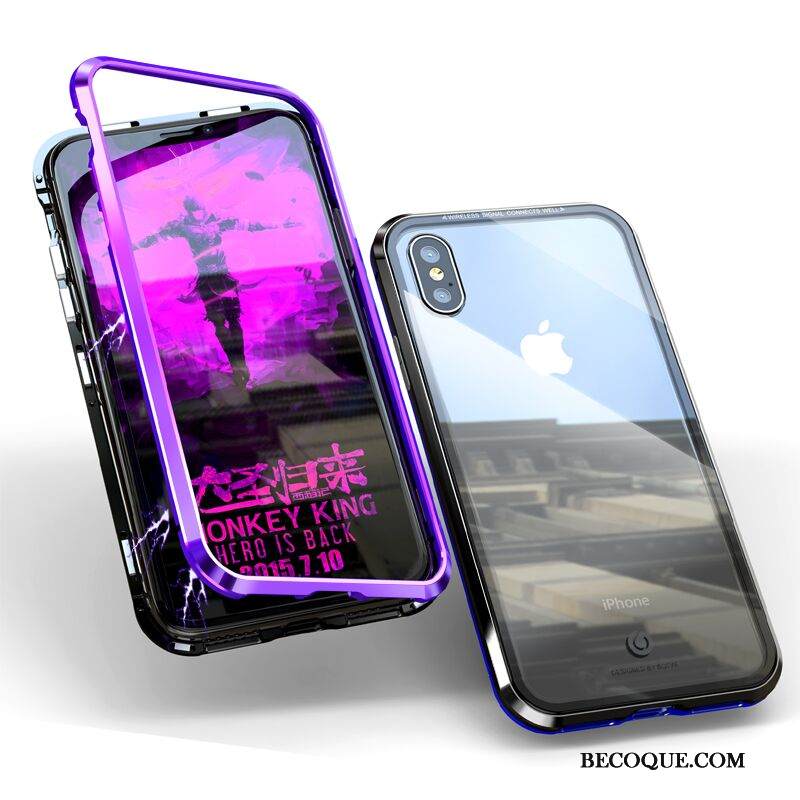 Kuori iPhone Xs Laukut Ultra Ohut, Kotelo iPhone Xs Metalli Murtumaton Puhelimen Kuoret